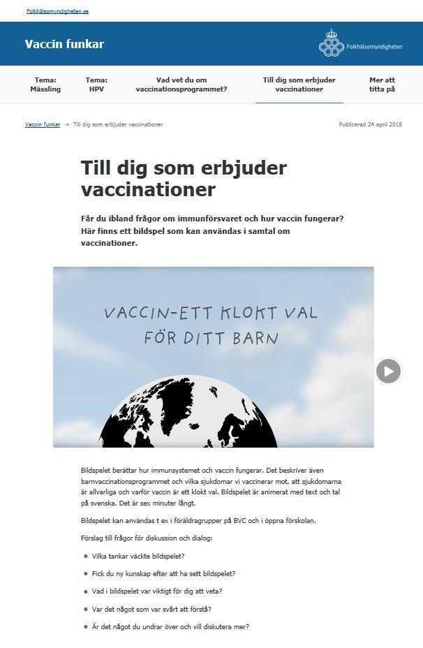 Vaccinfunkar.