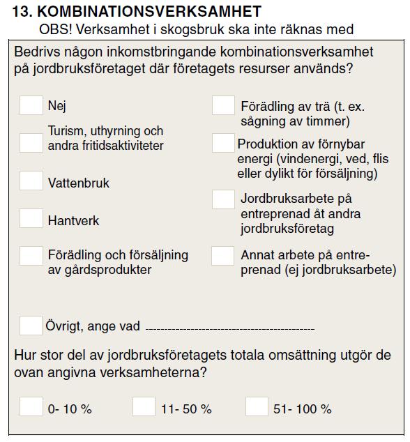 Dessa företag återfanns i stort sett bara i storleksklassen företag med 2,0 hektar åkermark eller mindre.