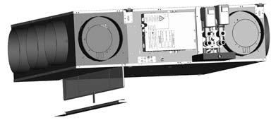 Låg höjd på 250 mm. Två versioner för ökad installationsflexibilitet: moduluppbyggd eller kompakt. Kompatibel med Carrier 35BD luftdonssortimentet.