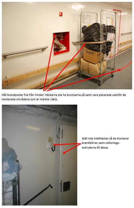 Säkerhetsaspekter att ta i beaktande Personsäkerhet for besättning och passagerare om varor rasar.