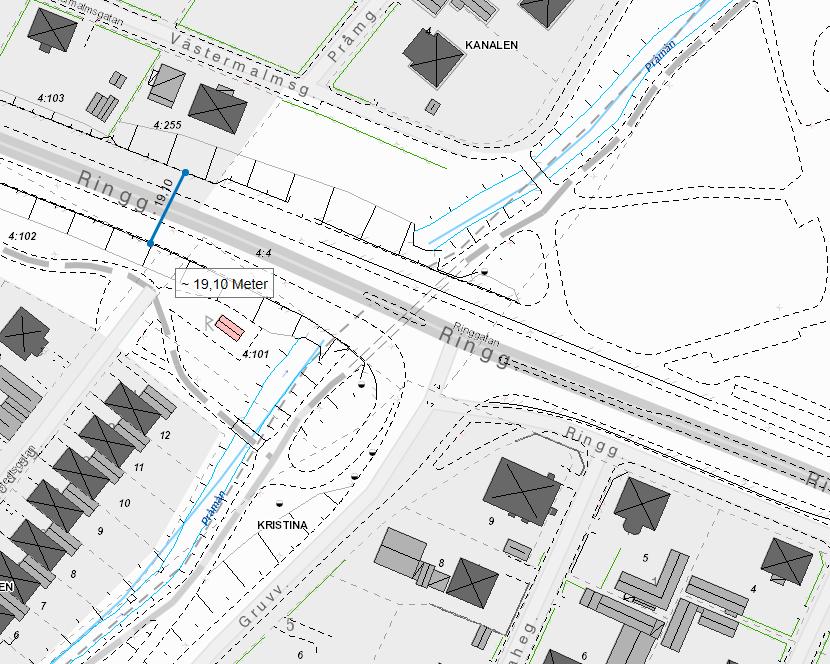 8 (16) Kartbild visar utvalt område2 Ringgatan Sala kommun.