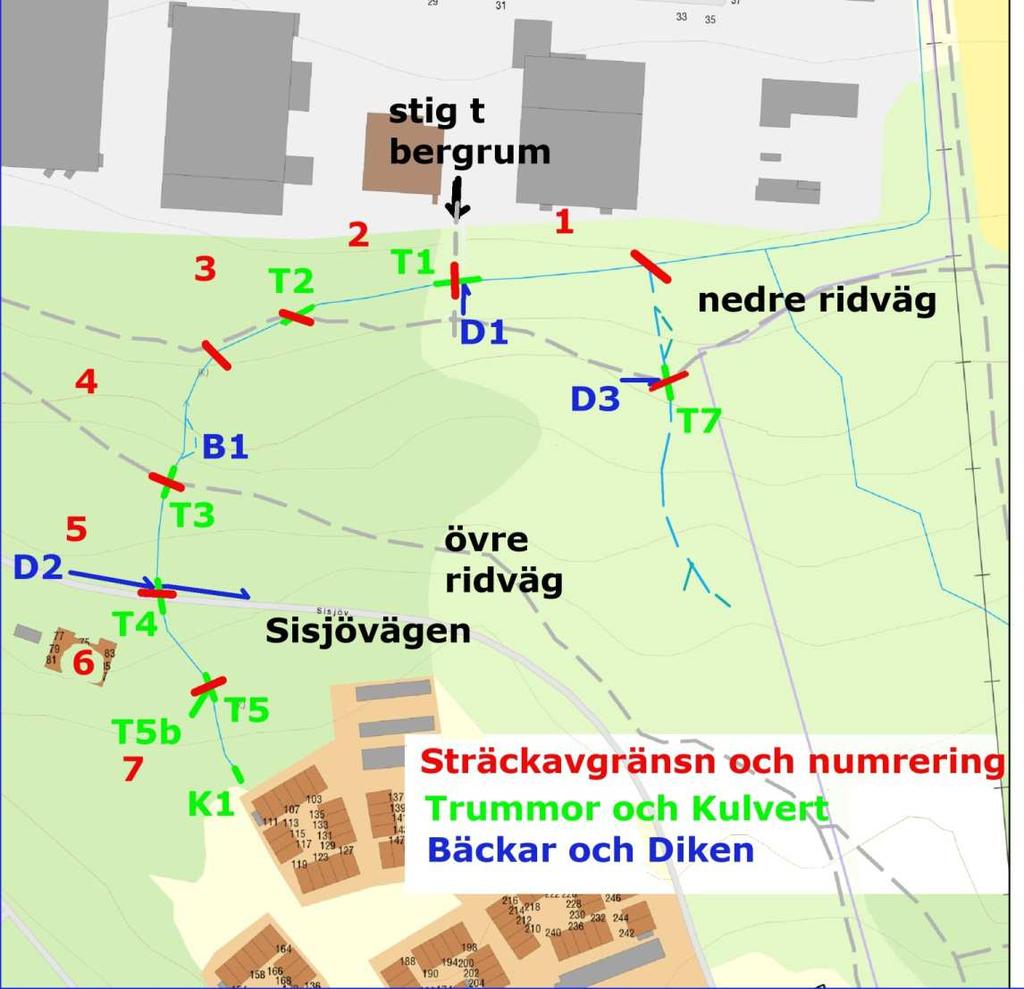 3 Stora Sisjöbäcken Delsträcka 1 3 4 5 6 7 längd (m) 1 8 3 9 7 6 5 medelbredd (m) 1,,8,9 1, 1,4 1,1 areal (m) 1 64 7 18 91 66 1 madjup (m),,,1,,3,1,3