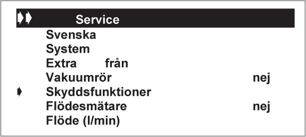 Funktionen kör pumpen i 30 sekunder var 30:e minut för att kunna detektera om solinstrålningen är tillräcklig för att starta laddningen. 5.