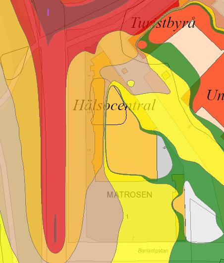 Samhällsbyggnadskontoret Planbesked 8(10) Klimatfrågor Marken inom planområdet ligger på en höjd mellan 1 till 2 meter över nollplanet.