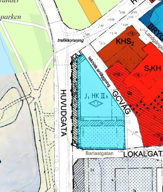 Samhällsbyggnadskontoret Planbesked 3(10) Byggnadshöjden föreslås vara lägst i norr, med 3 våningar. Mot väster och söder föreslås 3-4 våningar. I sydöstra hörnan föreslås byggnad i 5 våningar.