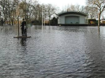 Kristianstad är redan hotat av översvämningar