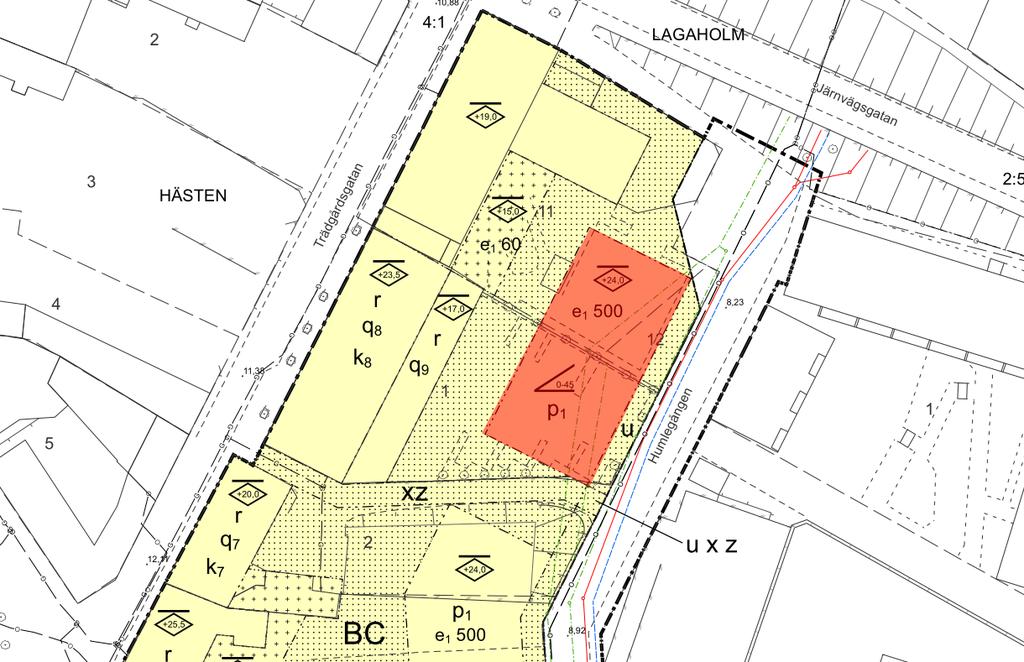 Figur 1: Aktuellt område för geoteknisk undersökning (eniro.se, 2016-04-07).