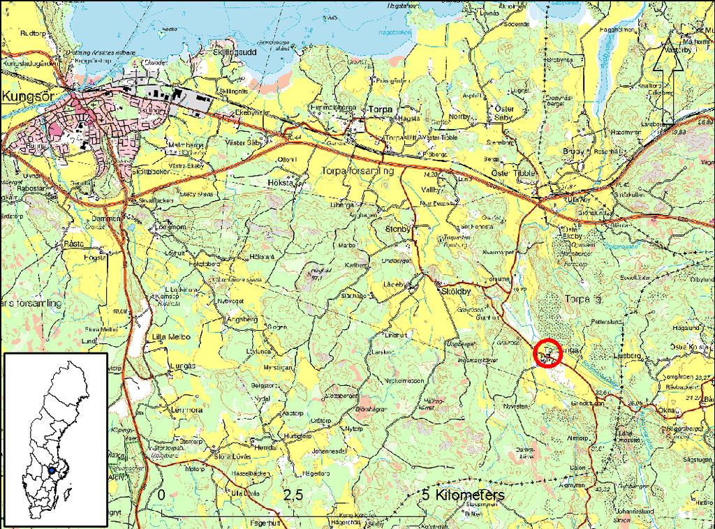 Sammanfattning SAU utförde en arkeologisk utredning i Torpunga. Orsaken till undersökningen var en planerad byggnation av ett ungdjurstall.