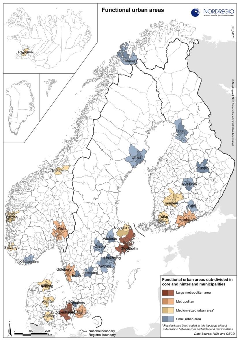 Core data base content (1) Demography: municipal and regional level