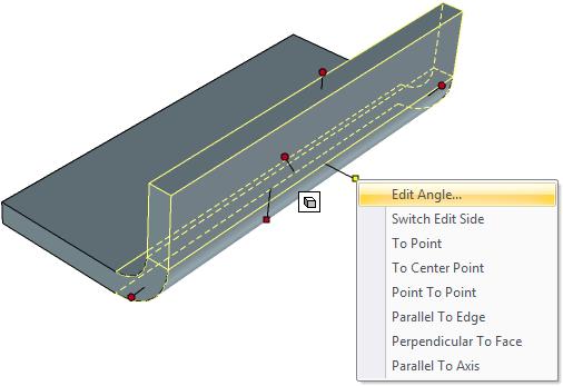 Skapa en ny Sheet Metal-part Dra och släpp en av de tre basformerna (Stock, Curved Stock eller Conic Stock) från Sheetmtl-katalogen.