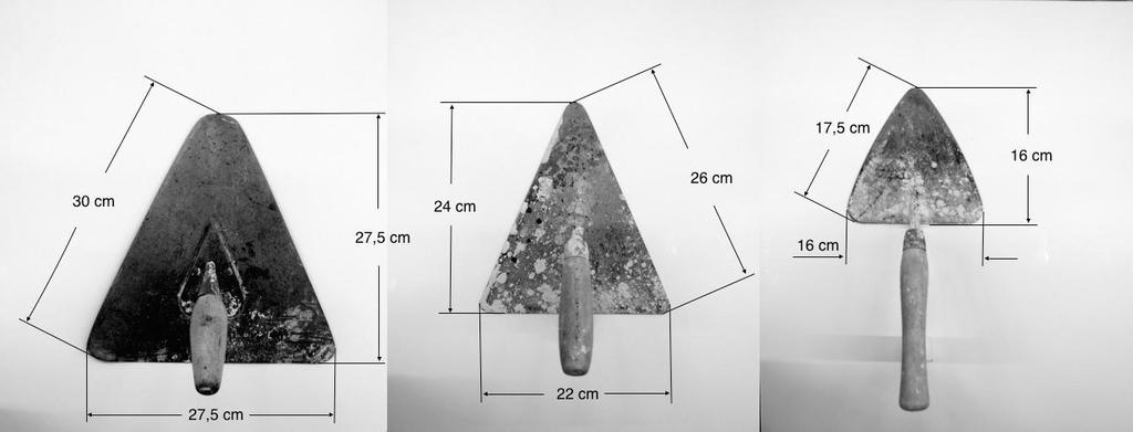 8,0 mm. 1.7.5 Lokal, provytor och slevar Allt praktiskt arbete utfördes i den del av Göteborgs universitets övningslokaler i Mariestad som kallas Murhuset.