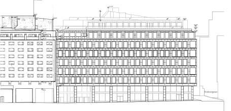 1 BAKGRUND OCH SYFTE En detaljplan tas fram för Kvarteret snäckan 8 med syfte att upprätta en ny byggnad på fastigheten (se figur 1 för fasadbild).