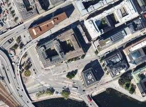 Figur 2. I figuren visas den nuvarande byggnaden på kvarteret Snäckan 8 inringat med rött (Bildkälla: Eniro, 2016). 2.2 STOCKHOLM STADS DAGVATTENSTRATEGI Stockholm stad har en dagvattenstrategi från 2015, som formulerar mål för en hållbar dagvatten-hantering och olika principer för att uppnå målen.