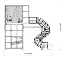 höjd 6,200 mm Säkerhetsstandard EN1176