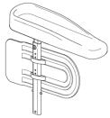 Fotplatta vs 19+3cm f 80gr/vs benstöd kort rör hö 50,5 p 1429170 Fotplatta vs 13cm f 80gr/vs benstöd långt rör hö 0550 35,5 Enbart sitthöjd 51 p 1485429 Fotplatta vs 15cm f 80gr/vs benstöd långt rör