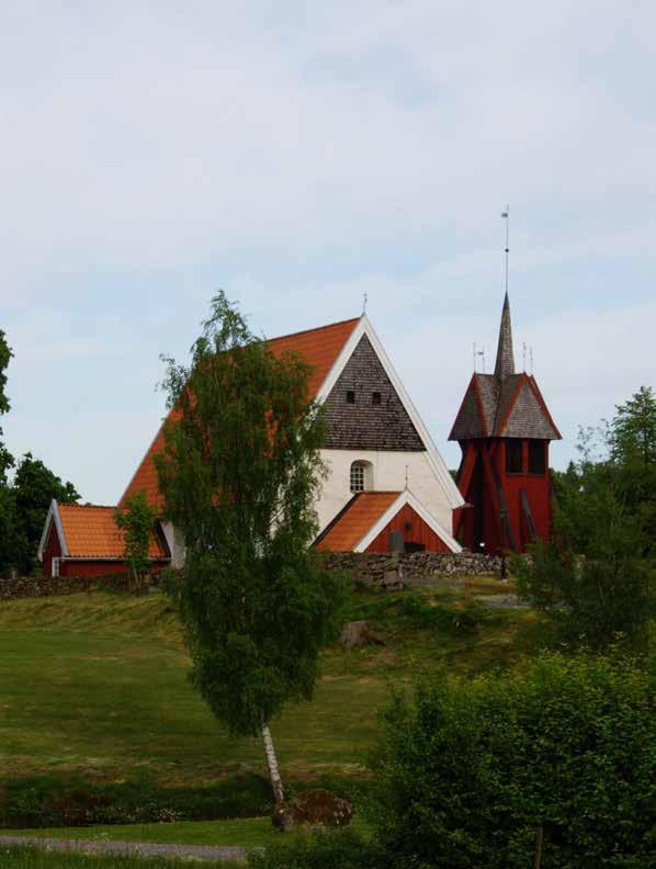 8. VITTARYD Vittaryds kyrkby med rötter från järnåldern, har utgjort sockencentrum sedan medeltiden.