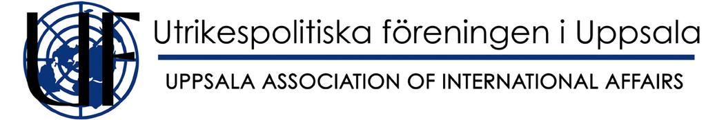 Uppsala den 26 mars 2017 Protokoll: Styrelsemöte. Utrikespolitiska föreningen i Uppsala den 26 mars 2017 1. Öppnande av möte Mötet öppnas kl. 14.
