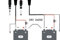 Produkter - Batteriladdare MultiCharger 2x20A DEFA MultiCharger 2x20A är en kraftig och kompakt laddare som är enkel att montera - till både lätta och tunga fordon.