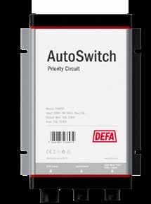 Produkter - AutoSwitch AutoSwitch När det är tillkopplat både landström och inverter till samma anslutning gör AutoSwitchen att nätspänningen via