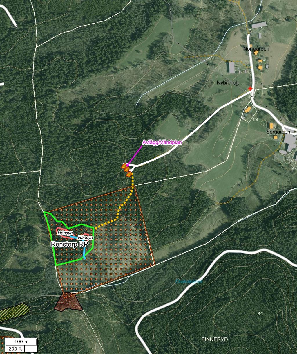 Traktdirektiv 2017-09-20 10:54 Järsnäs-Renstorp 3:1 Hushållningssällskapet Skog Detaljkarta Skala: ~1:5000