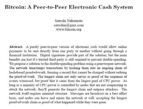 The Founder Craig, Dorian or Nick Szabo? P2P Electronic payment system Secure via hash No double spending Warning about majority of computing power https://bitcoin.org/bitcoin.