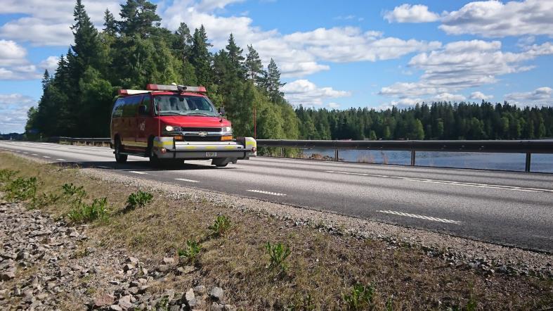 Mätningarna har utförts i höger hjulspår och i mitten av vägbanan när det har varit möjligt.