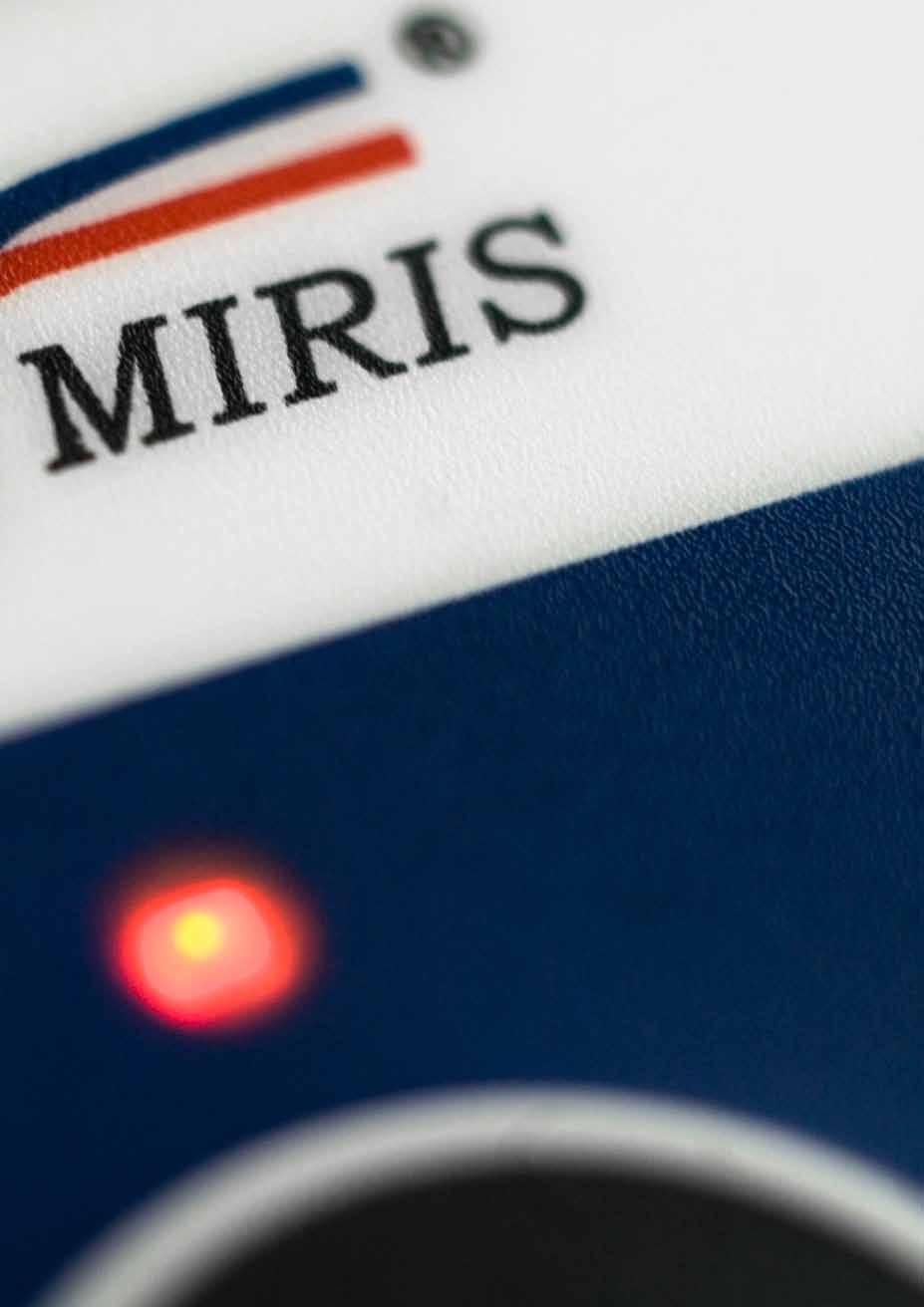 Miris utvecklar, tillverkar och säljer konkurrenskraftiga analysinstrument för analys av vätskor.