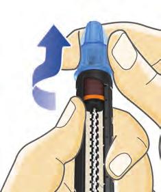 22 Hur du byter ut en förbrukad cylinderampull 1 Om injektionsnålen fortfarande sitter
