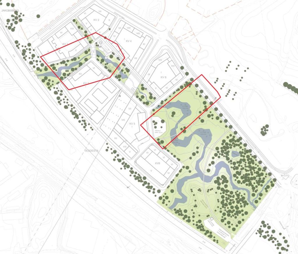 Barkarbystaden II, Järfälla kommun Underlag för miljödomsansökan Beräknings PM Geoteknik Släntstabilitet sid. 3(7) Uppdragsnummer: G179 17--19 Rev.