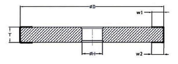 Super Grinder - pläterad diamantslipskiva med aluminiumkärna Diamantskiva för vanliga slipställ Formstabil, utan behov av skärpning