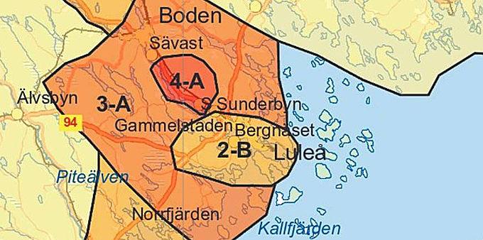 Utsnitt ur kartan från SOU2006:14. Av bilden framgår tydligt att de flesta öar i Luleå skärgård anses ligga utanför renskötselområdet. ning om sedvanerätt som någonsin gjorts.