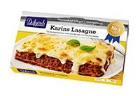 Uppgiftslämnare: Varumärke: Familjen Dafgård Leverantörens artikelnummer: 1648 Förpackningsstorlek: 390 g Produktinformation Ingrediensförteckning: DURUMVETE och VETEMJÖL, MJÖLK, nötkött(13%),