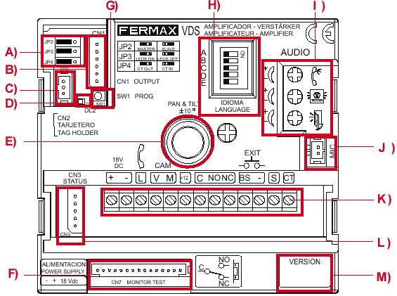 Audio/Videomodul N ) Justering av mikrofon.