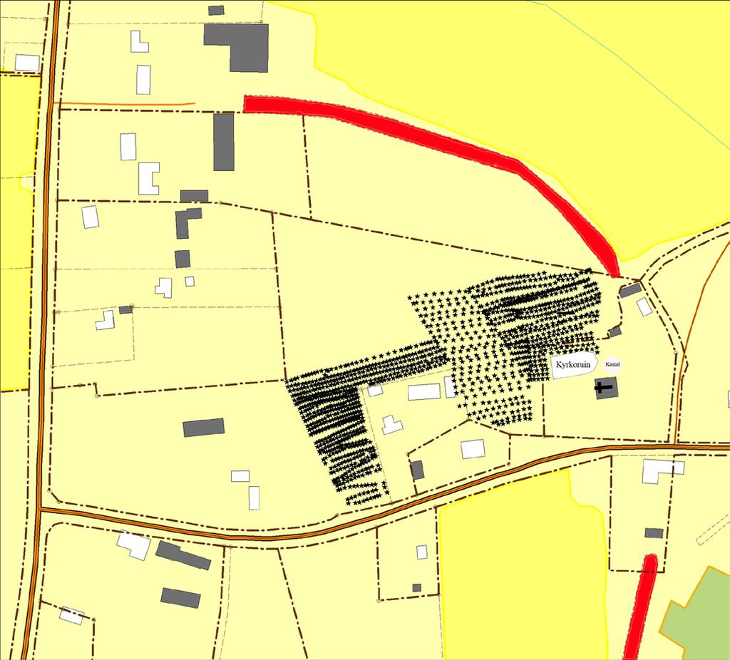 Höjdkartering Det topografiska läget innanför västergarnsvallen är av stort intresse vid tolkning av en eventuell handels- och eller hamnplats.