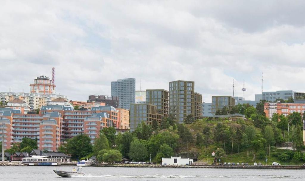 Planbeskrivning Norra Nacka strand 19 (71) strands olika epoker avläsas från farleden; sommarnöjena, fabriksepoken och kontorsepoken, nu föreslås även omvandlingen från kontorsområde till blandad