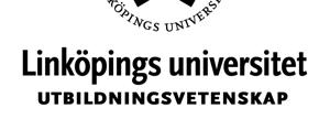Linköping Studies in Behavioural Science No.