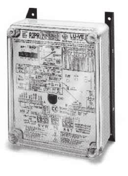 R2PR - R2TE - RS ELEKTRONISK FLÄKTHASTIGHETS KOMPONENTER INUTI N Endast regulatorns huvudkomponenter för installation och justering visas. Omgivningstemperatur för regulatorn: -20 C till +50 C.
