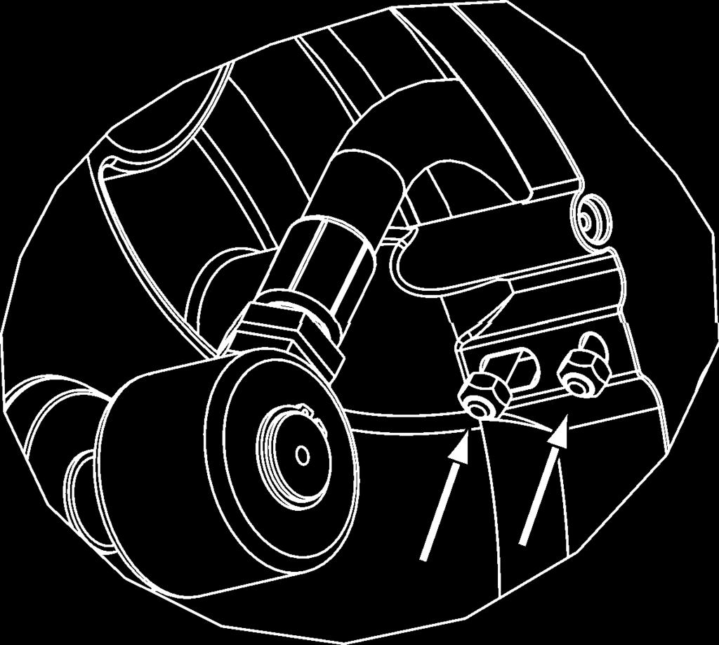 Remove the plastic cover from the side (Fig. 6) Pretension the hose reel power spring by rotating the spool: 10 m spring : 16 turns. 15 m spring: 19 turns.