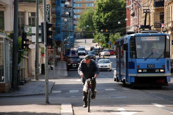 Kapitel 5 Fördjupning av nyckeltal, 2013 Göteborgs Stad arbetar för att öka cyklandet Nästan sex av tio respondenter i undersökningen uppger i hög grad att de upplever att Göteborgs Stad arbetar för