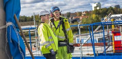 BYGG OCH ANLÄGGNING Inom detta område har Södermanland en högre andel jobb jämfört med landet i stort. Det är många pågående byggprojekt i länet och många är dessutom under planering.