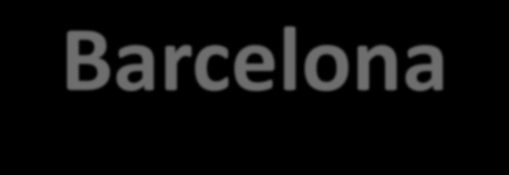 Barcelona Barcelona är Spaniens näst största stad och belägen vid Kataloniens kust 160 kilometer söder om franska gränsen. Det bor 1,6 miljoner invånare staden och 4,5 miljoner med förorter.