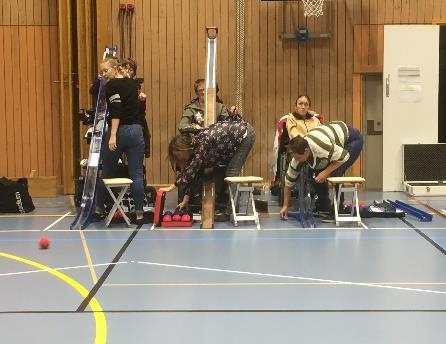 Boccia i Stockholm Paragames, lag från hela Sverige, 10 lag deltog, plats Solnahallen Tävlingar som vi deltagit i under året