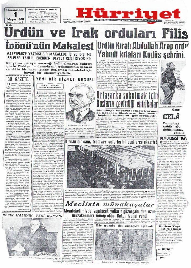 Milestones in Hürriyet s history Started classifieds, still