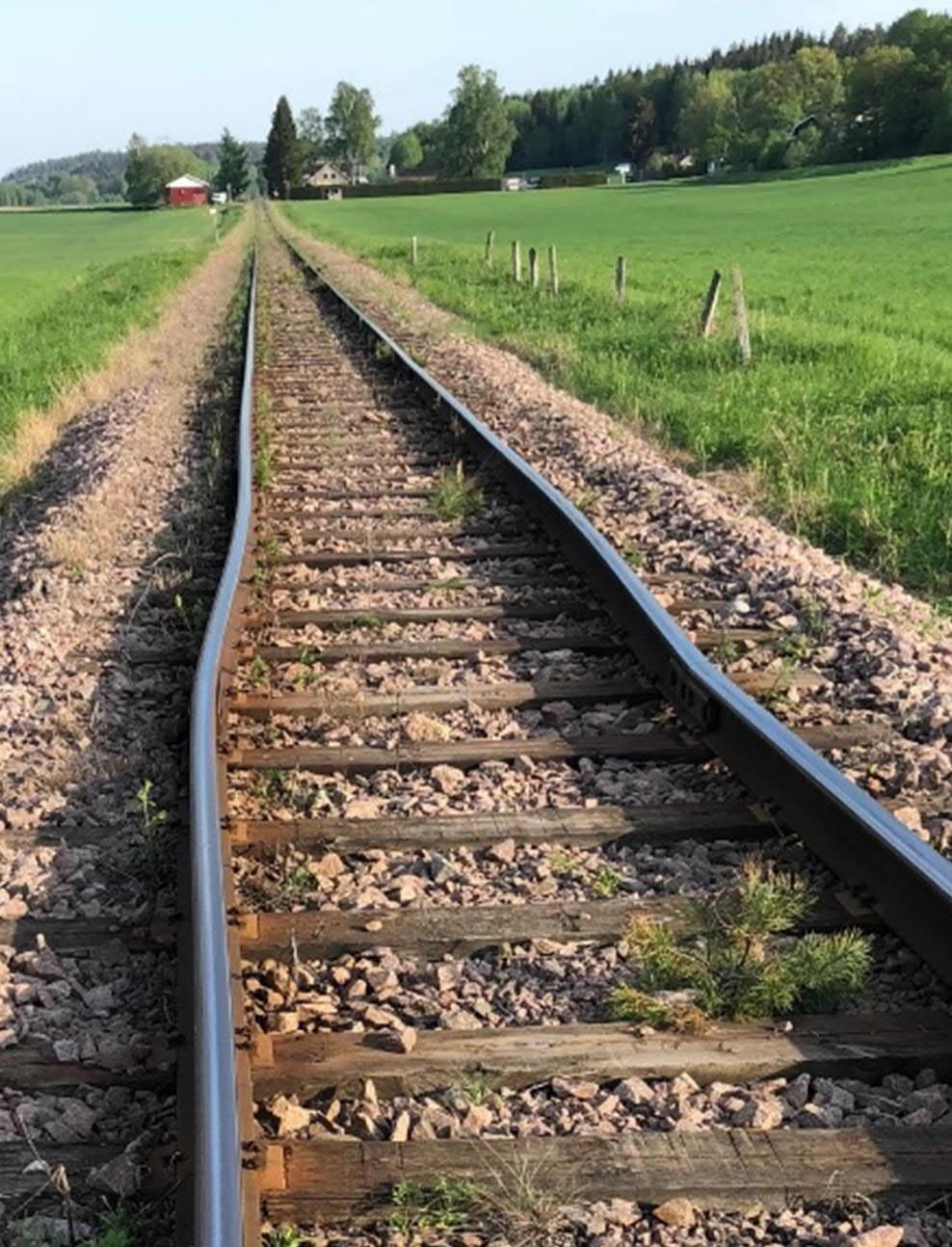 5.5. Solkurvor per slipertyp Minst 5 av 200 konstaterade solkurvor (76 %) inträffade i spår med träslipers. Figur visar fördelningen på tågspår och spårtyp. Information om slipertyp saknades i 7 fall.