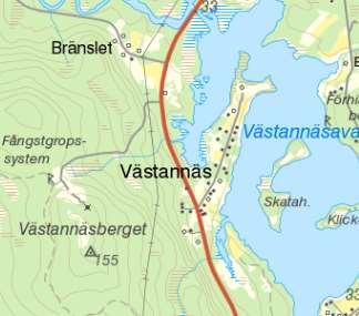 Vattnet uppströms kommer via vägens dike och upphör efter ca 50 meter helt utan något