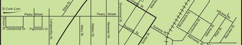 STREET MAP OF SCHREIBER