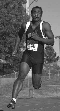 ..won silver in the 400m with a time of 45.75 and a gold with the relay team. 2004 Outdoor: Ran in the 400m preliminaries at NCAAs, placing 10th with a time of 46.19.