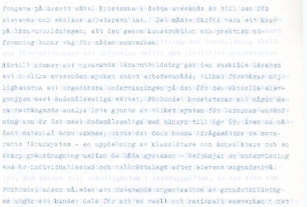 gränsdragning mellan de båda systemen - befrämjar en undervisning som är individualiserad och tillrättalagd efter elevens mognadsnivå.