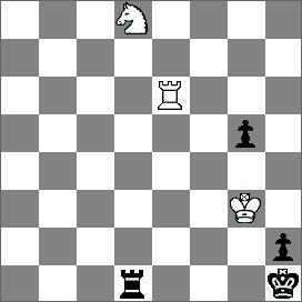 7...Kf6 8.h7 c1q (8...Ra1+ 9.Kb3! c1q 10.h8Q+ Kf5 11.Qh5+=) 9.h8Q+ Kf5 10.Qh5+= 8.g7 Ra1+! 9.Kb3! c1q 10.g8N+! Kh5 11.Nf6+ Kh6 12.Ng8+ Kh7 13.Nf6+ positional draw; 14-1.Be4+ Ka1 2.Ra7 2.Ne5? Rc1+ 3.
