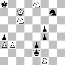 15. Ka8 / Kc8 - Anatoliy Bezgodkov (Ukraine) Неплохой этюд, но жаль не имеющий ни какого отношения к нашему турниру. Автор может испытать этюд в другом турнире.